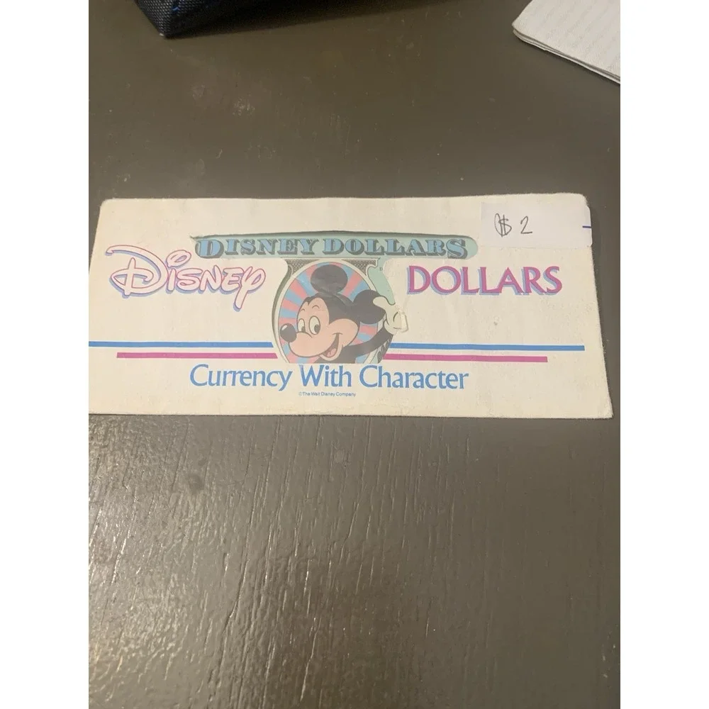 1990 Disney Dollar Micky Mickey Mouse